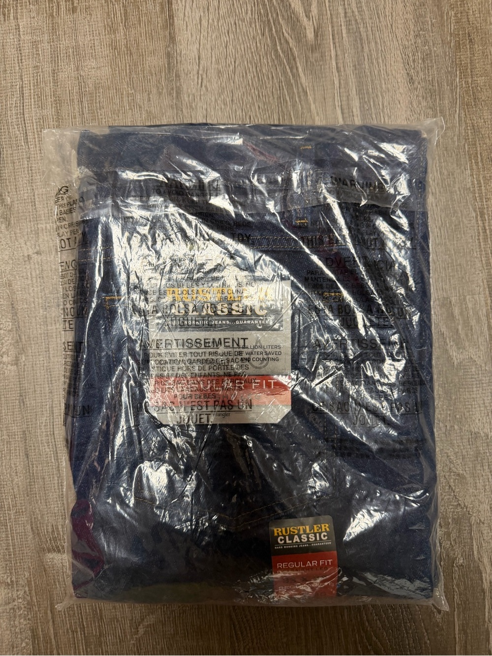 Rustler Classic Denim Jeans - Navy Blue - Picture 3 of 3